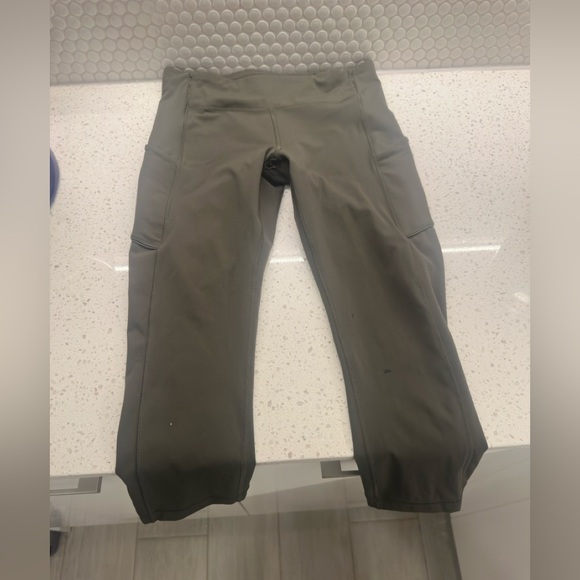 lululemon lleggings cropped size 6 - Picture 1 of 7